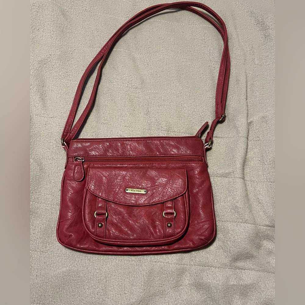 ❤️ Red Crossbody Bag 👜 Koltav Crossbody Bag